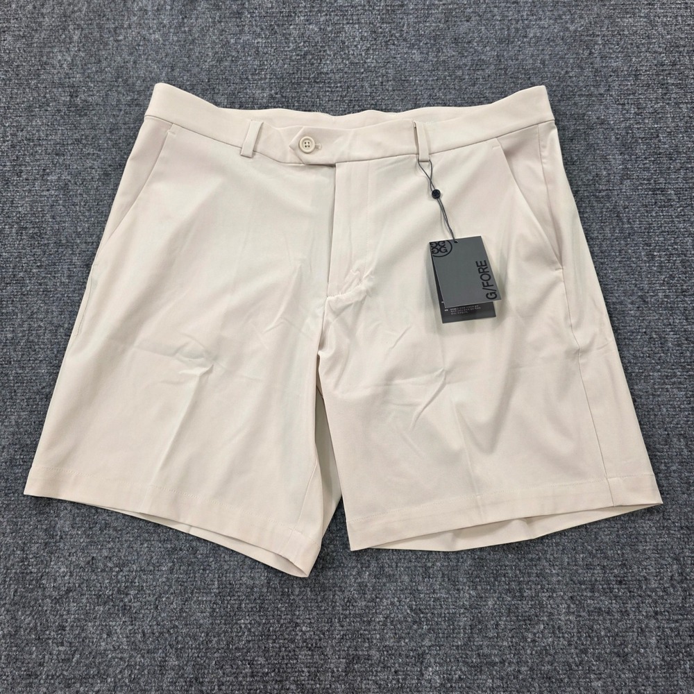 G/FORE Mens Golf Shorts Beige Size 36 New with Tags‎ Golf Activewear